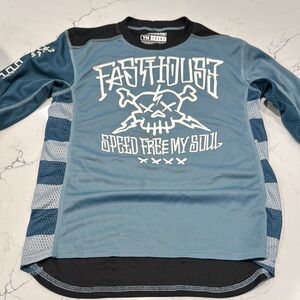 Fasthouse Blue Graphic Long Sleeve jersey